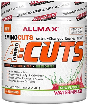 

Allmax AMINOCUTS (ACUTS) BCAA + Taurine + CLA + Green Coffee Watermelon 7.4 oz (210 g)(210 g)