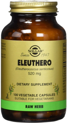 

Solgar Eleuthero 520 mg 100 Vegetable Capsules(100 No)