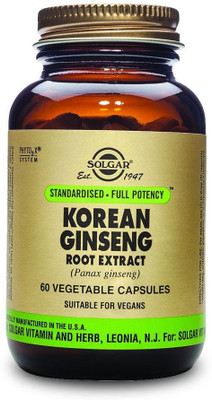

Solgar Korean Ginseng Root Extract 60 Vegetable Capsules(60 No)