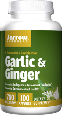 

Jarrow Formulas Garlic & Ginger 700 mg 100 Capsules(100 No)