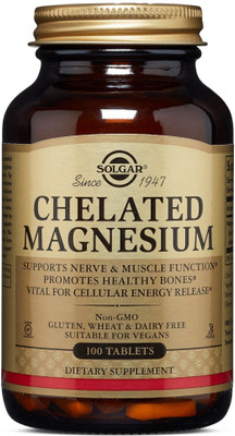

Solgar Chelated Magnesium - 100 Tablets(100 No)
