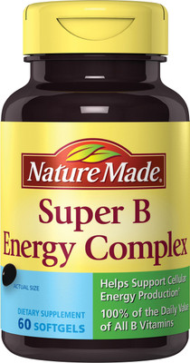 Nature Made Super B Energy Complex - 60 Softgels(60 No)