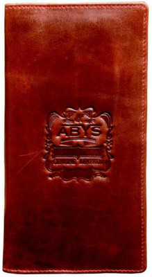 

ABYS Men Maroon Genuine Leather Wallet(14 Card Slots)