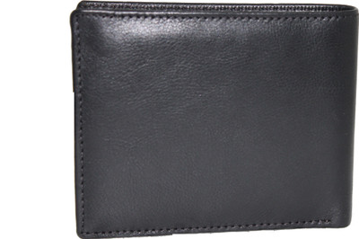 

Yuva Men Black Genuine Leather Wallet(5 Card Slots)