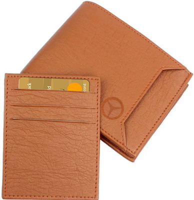 

COST TO COST Men Casual Tan Artificial Leather Wallet(6 Card Slots), Tan brown