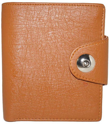 

SHOPLINE Men Brown Artificial Leather Wallet(9 Card Slots)