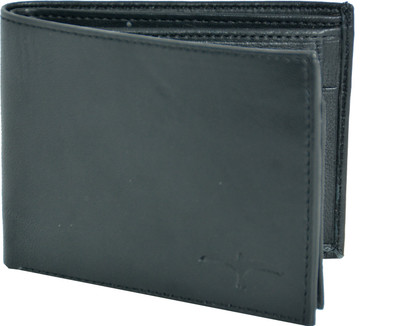 

BULLFINCH Men Formal, Casual Black Genuine Leather Wallet(5 Card Slots)