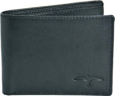 

BULLFINCH Men Formal, Casual Black Genuine Leather Wallet(6 Card Slots)