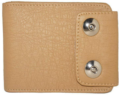 SHOPLINE Men Brown Artificial Leather Wallet(8 Card Slots)