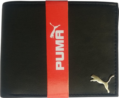 

Puma Men Casual Black, Red Genuine Leather Wallet(6 Card Slots)