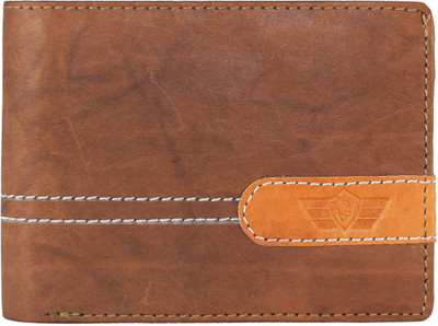 

Royal Craft Men Tan Genuine Leather Wallet(5 Card Slots)
