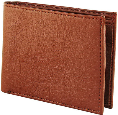 

SHAR Men Casual Brown Artificial Leather Wallet(8 Card Slots), Tan