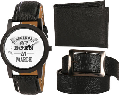 

Jack Klein Analog Watch Combo(Black)