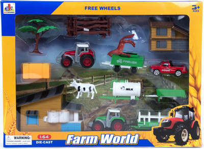 

ICE TREE Dedicated to kids DIE-CAST FARM WORLD 1:64(Multicolor)
