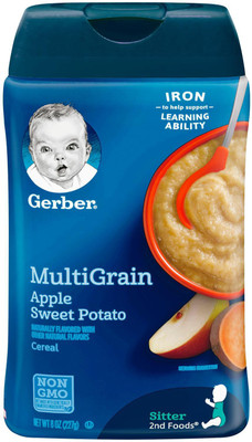 

Gerber Multigrain Apple Sweet Potato Cereal - 227g (8oz) Cereal(227 g, 6)