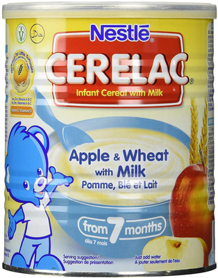 

Nestle Cerelac Apple & Wheat With Milk - 400g (Imported) Cereal(400 g, 6)