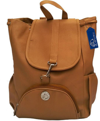 

AL Amazing PU Leather Normal Backpack For Women(Tan) 3 L Backpack(Tan)