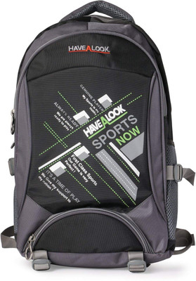 

HAVE A LOOK 15.6 INCH LAPTOP BACKPACK (BLACK & GREY) 30 L Laptop Backpack(Multicolor)