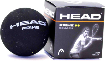 

Head Prime Yellow Double Dot Squash Ball(Pack of 12, Black)