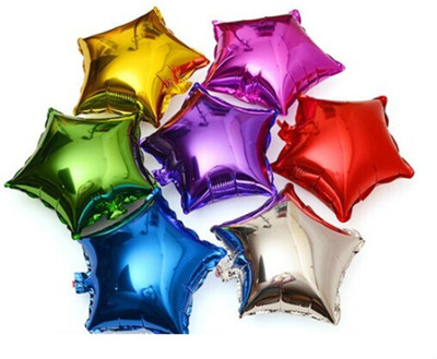 

P s retail Solid 7 Pcs Set Party Decoration foil Balloon(Multicolor, Pack of 7)
