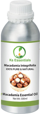 

Ks Essentials 100% Pure Macadamia Essential Oil (Macadamia integrifolia) Natural Therapeutic Grade(500 ml)