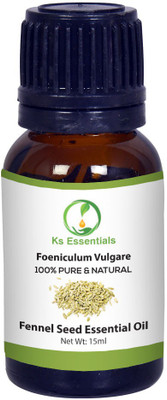 

Ks Essentials 100% Pure Fennel Seed Essential Oil (Foeniculum Vulgare) Natural Therapeutic Grade(15 ml)