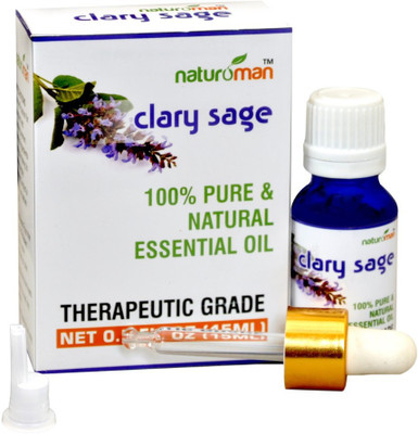 

Naturoman Clary Sage Pure and Natural Therapeutic Grade Essential Oil For Kills Bacteria and Infections(15 ml)