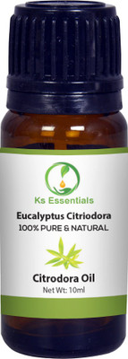 

Ks Essentials 100% Pure Citrodora Essential Oil (Eucalyptus citriodora) Natural Therapeutic Grade(10 ml)