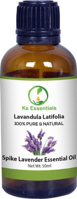 

Ks Essentials 100% Pure Spike Lavender Essential Oil (Lavandula latifolia) Natural Therapeutic Grade(50 ml)