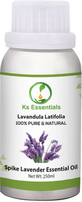 

Ks Essentials 100% Pure Spike Lavender Essential Oil (Lavandula latifolia) Natural Therapeutic Grade(250 ml)
