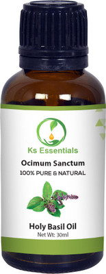 

Ks Essentials 100% Pure Holy Basil (Tulsi) Essential Oil (Ocimum sanctum) Natural Therapeutic Grade(30 ml)