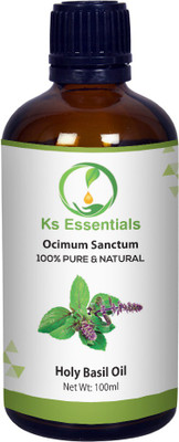 

Ks Essentials 100% Pure Holy Basil (Tulsi) Essential Oil (Ocimum sanctum) Natural Therapeutic Grade(100 ml)