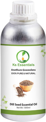 

Ks Essentials 100% Pure Dill Seed Essential Oil (Anethum graveolens) Natural Therapeutic Grade(1000 ml)