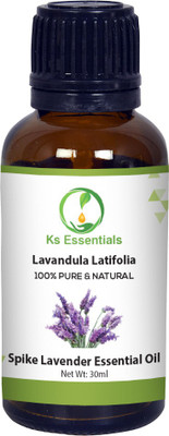 

Ks Essentials 100% Pure Spike Lavender Essential Oil (Lavandula latifolia) Natural Therapeutic Grade(30 ml)