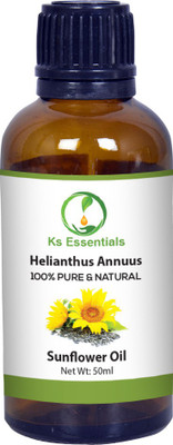 

Ks Essentials 100% Pure Sunflower Carrier Oil (Helianthus Annuus)(50 ml)