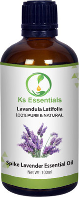 

Ks Essentials 100% Pure Spike Lavender Essential Oil (Lavandula latifolia) Natural Therapeutic Grade(100 ml)