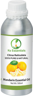

Ks Essentials 100% Pure Mandarin Essential Oil (Citrus reticulata) Natural Therapeutic Grade(500 ml)
