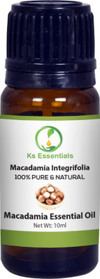 Ks Essentials 100% Pure Macadamia Essential Oil (Macadamia integrifolia) Natural Therapeutic Grade(10 ml)