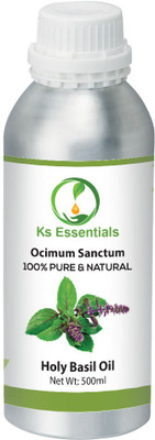 

Ks Essentials 100% Pure Holy Basil (Tulsi) Essential Oil (Ocimum sanctum) Natural Therapeutic Grade(500 ml)
