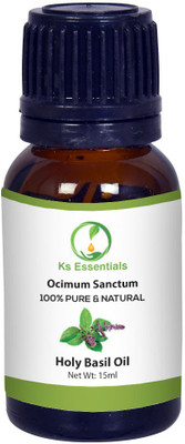 

Ks Essentials 100% Pure Holy Basil (Tulsi) Essential Oil (Ocimum sanctum) Natural Therapeutic Grade(15 ml)