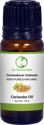 

Ks Essentials 100% Pure Coriander Essential Oil Natural & Undiluted For Skin care & Hair(10 ml)
