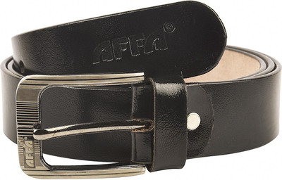 

AFFA Men Casual Black Genuine Leather Belt