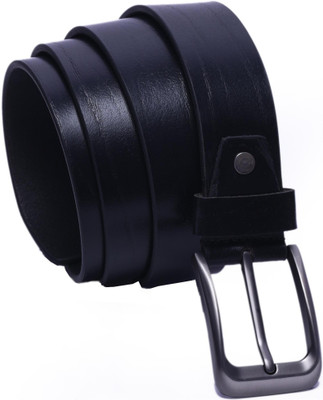 

RENOSTER Men Formal Black Genuine Leather Belt