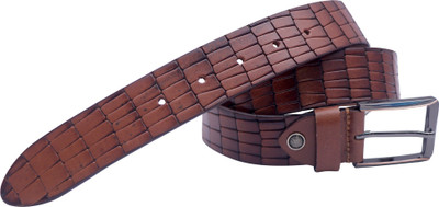 

Modello Crafts Men Party Brown Genuine Leather Belt