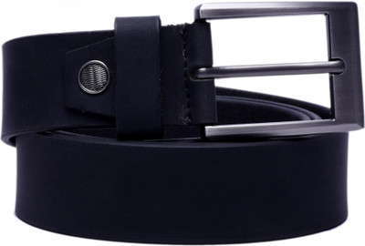 

RENOSTER Men Formal Blue Genuine Leather Belt, Black