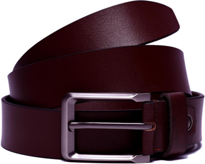 

RENOSTER Men Formal Brown Genuine Leather Belt