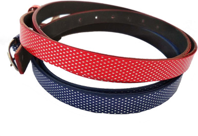 

FOREVER99 Women Casual Red Synthetic Belt, Purple