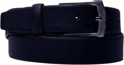 

RENOSTER Men Formal Black Genuine Leather Belt