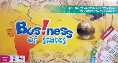 

Hytech Indian Business Game With Name Of Indian States For Family & Friends - World Famous Board Game Board Game Board Game