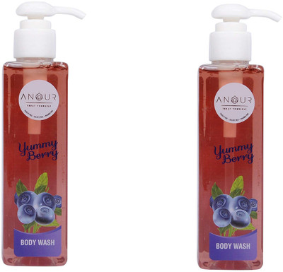 

Anour Yummy Berry Shower Gel(200 ml, Pack of 2)